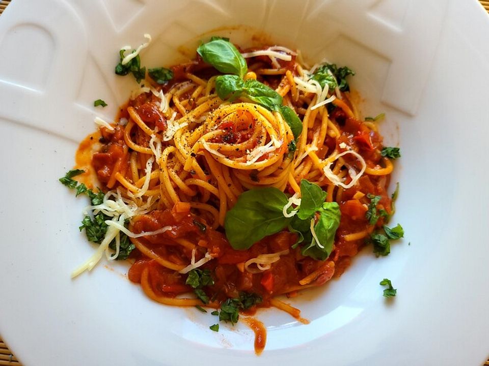 Spaghetti all arrabiata von Leen| Chefkoch