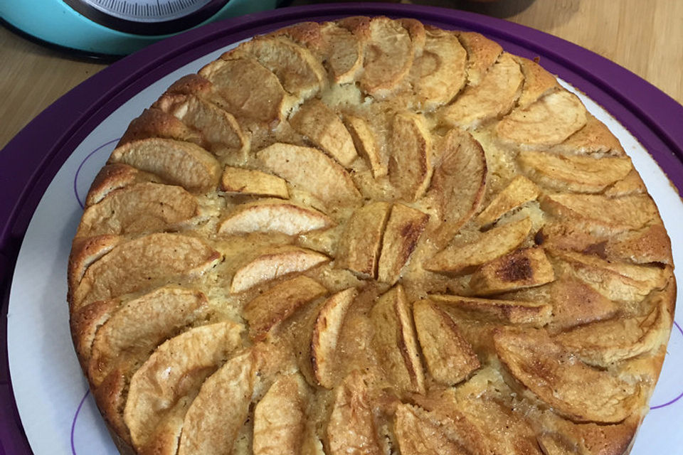 Apfel - Pudding – Kuchen mit Hermann Teig