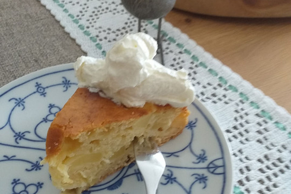 Apfel - Pudding – Kuchen mit Hermann Teig