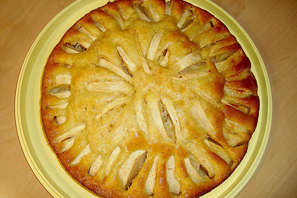 Apfel - Pudding – Kuchen mit Hermann Teig