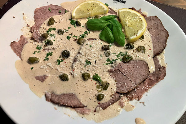 Das Leckerste Vitello Tonnato Von Goldblatt Chefkoch