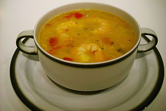 Garnelen - Kokos - Curry - Suppe von rorriMMirror| Chefkoch