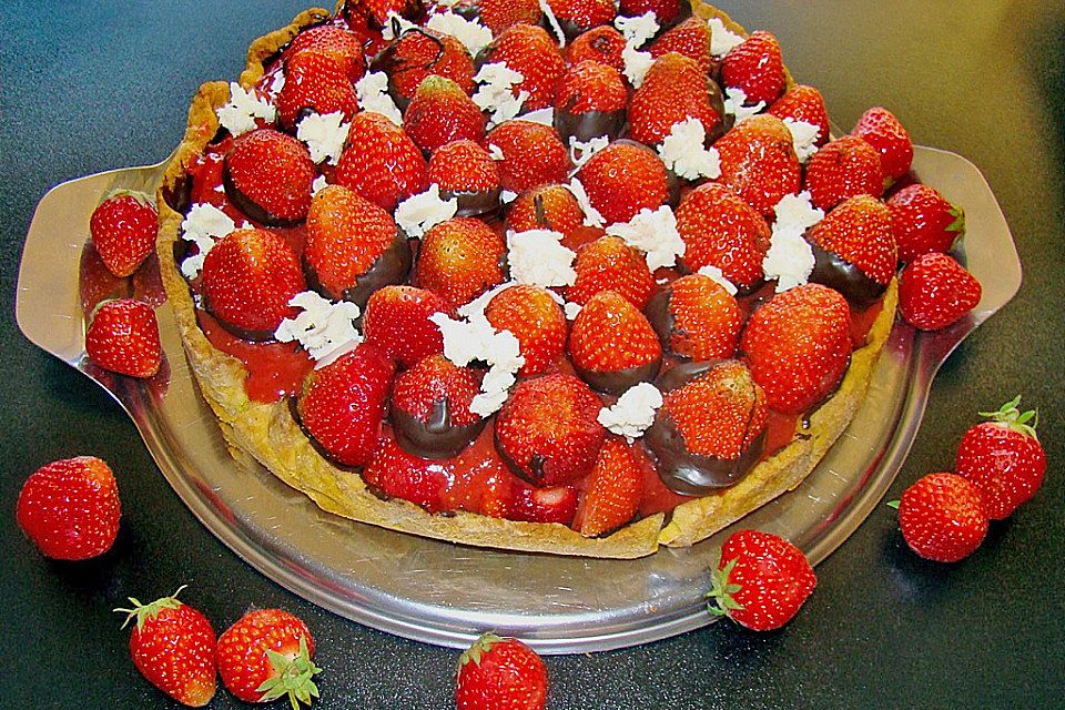 Tarte aux Fraises Triplés