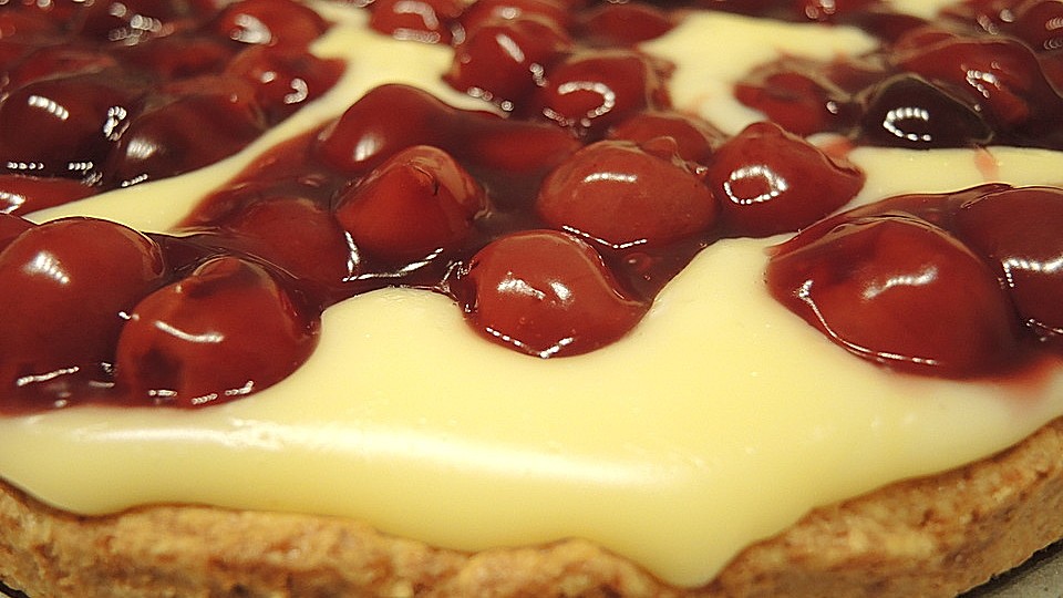 Kirsch - Tarte mit Vanillecreme von Gabbini| Chefkoch