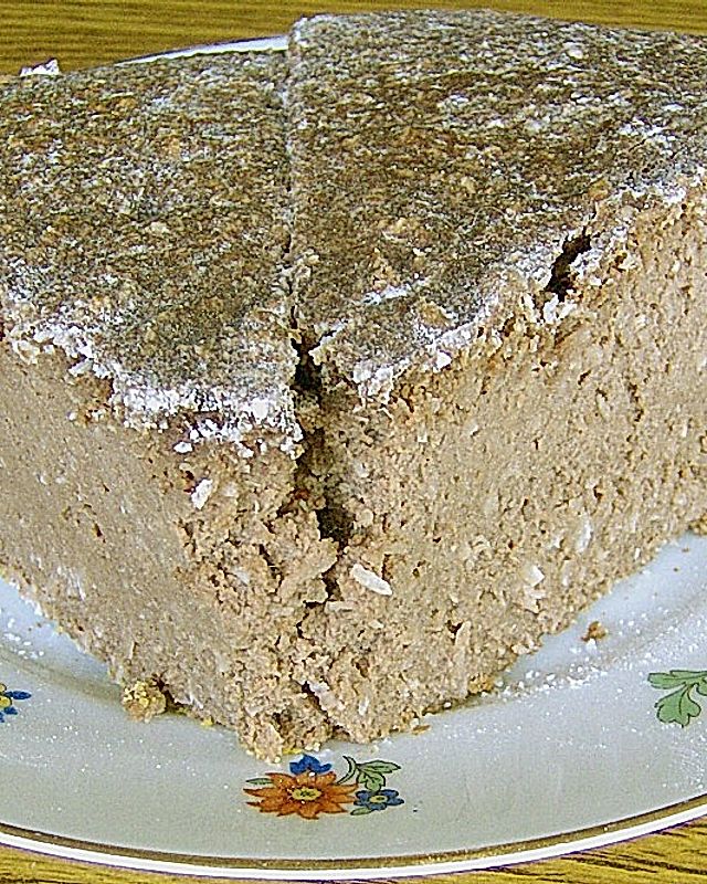 Kokoscreme - Kuchen VIII   (Carob)