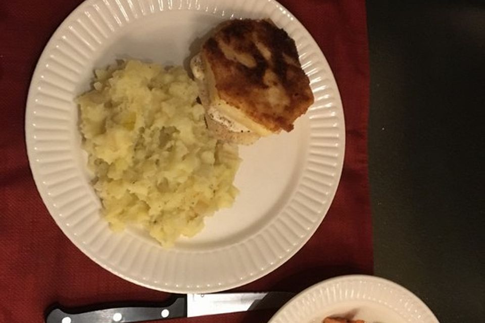 Sellerieschnitzel 'Mediterran' auf Gemüse Sellerieschnitzel 'Mediterran' auf Gemüse