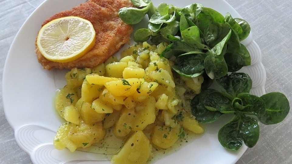 Mini Schnitzel Mit Kartoffelsalat Von Stummeli Chefkoch