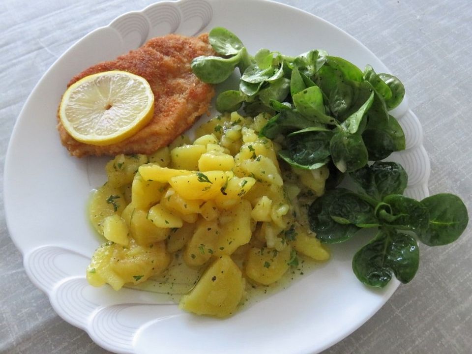 Mini - Schnitzel mit Kartoffelsalat von Stümmeli| Chefkoch
