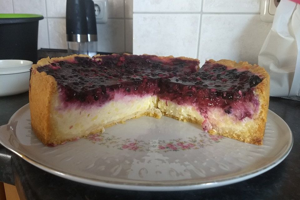 Fruchtiger Beeren - Vanille - Kuchen