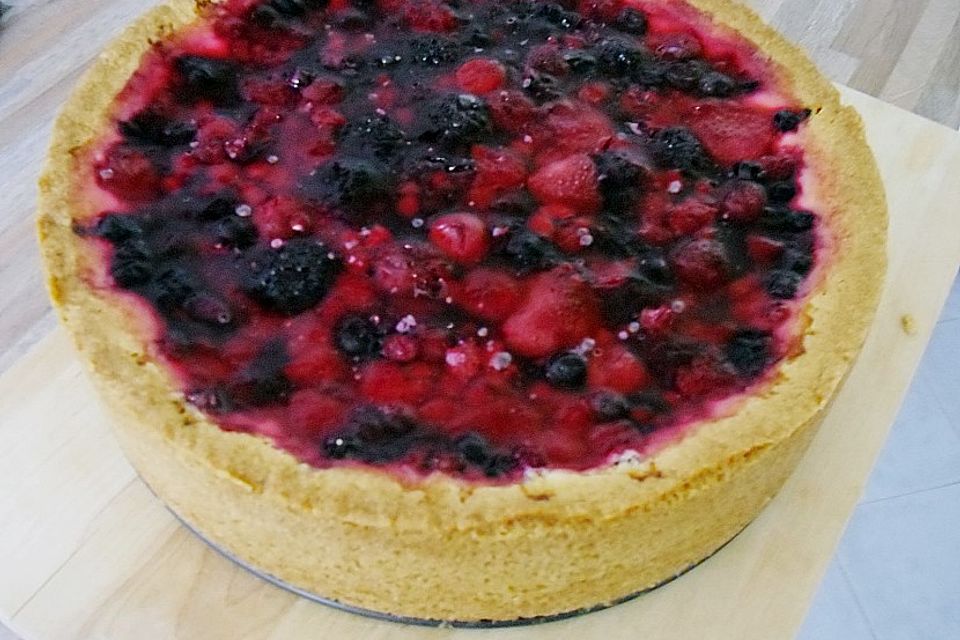 Fruchtiger Beeren - Vanille - Kuchen