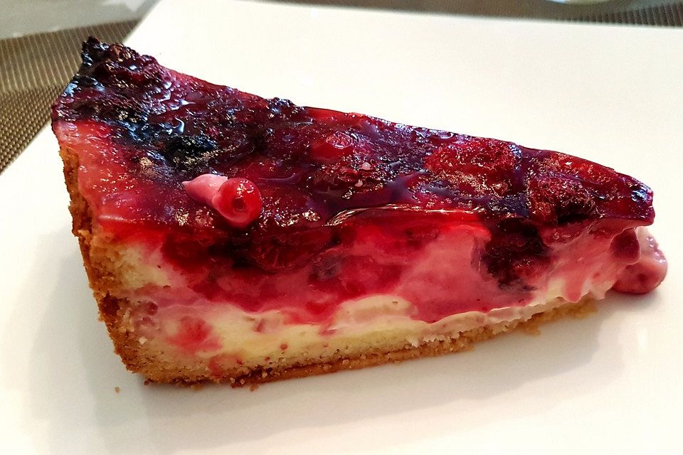 Fruchtiger Beeren - Vanille - Kuchen