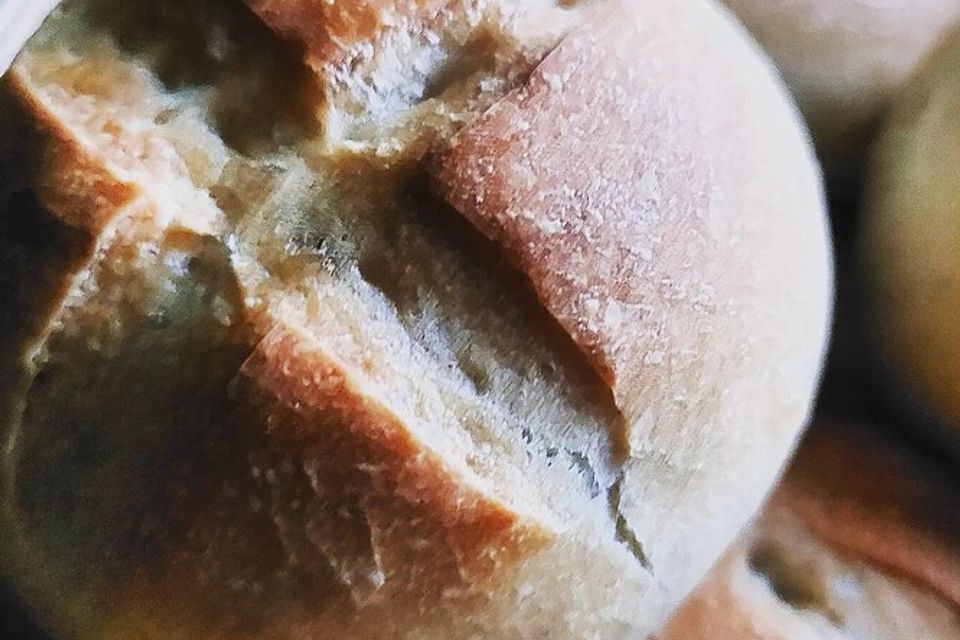 Grundrezept helle Weizenbrötchen