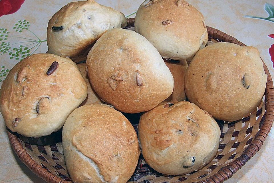 Grundrezept helle Weizenbrötchen