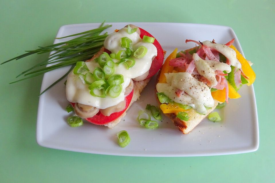 Überbackene Baguettes