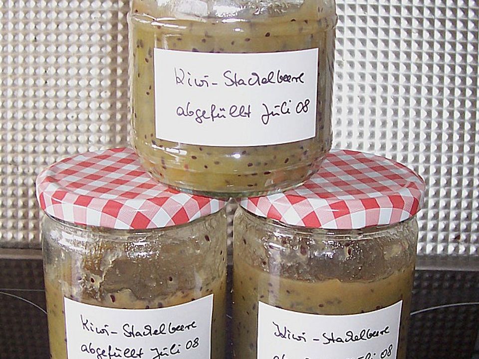 Kiwi - Stachelbeer - Marmelade von schokostrudel| Chefkoch