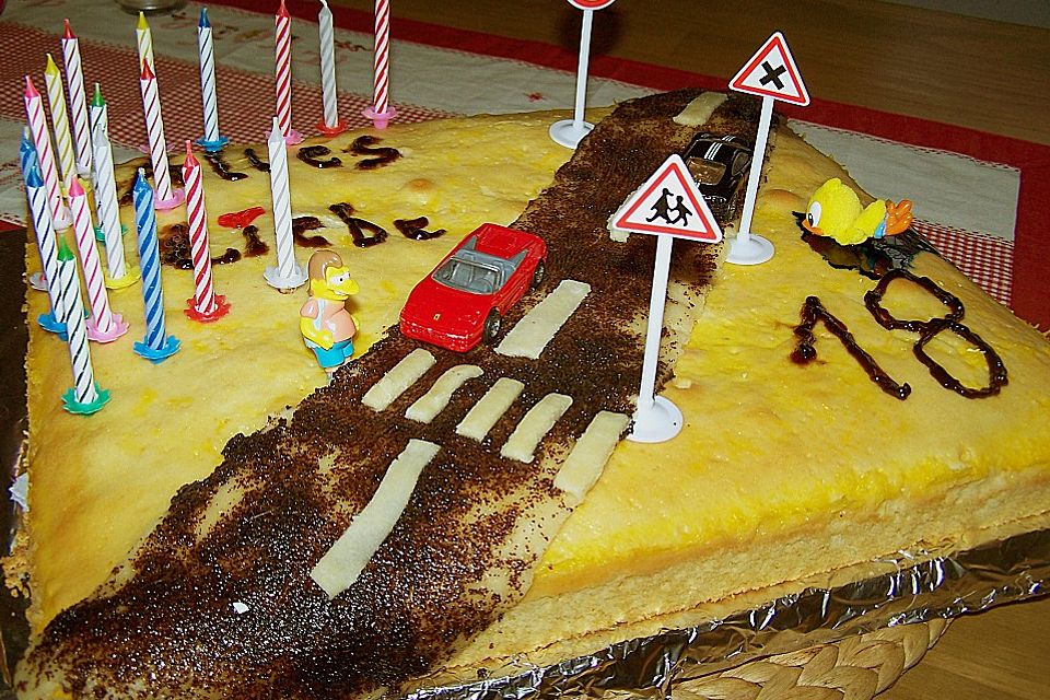 Führerschein - Torte zum 18. Geburtstag