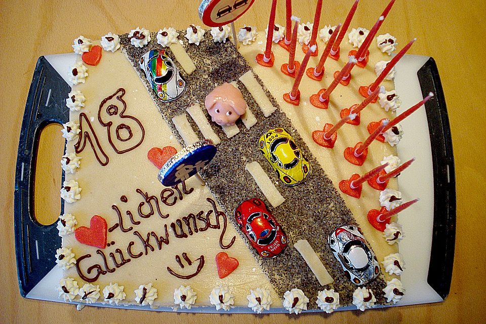 Führerschein - Torte zum 18. Geburtstag