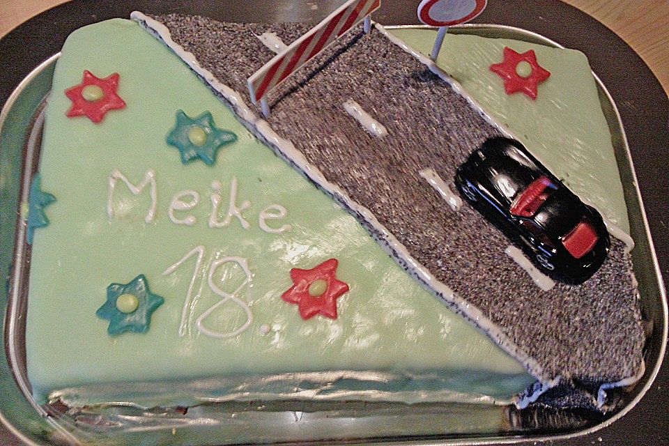 Führerschein - Torte zum 18. Geburtstag