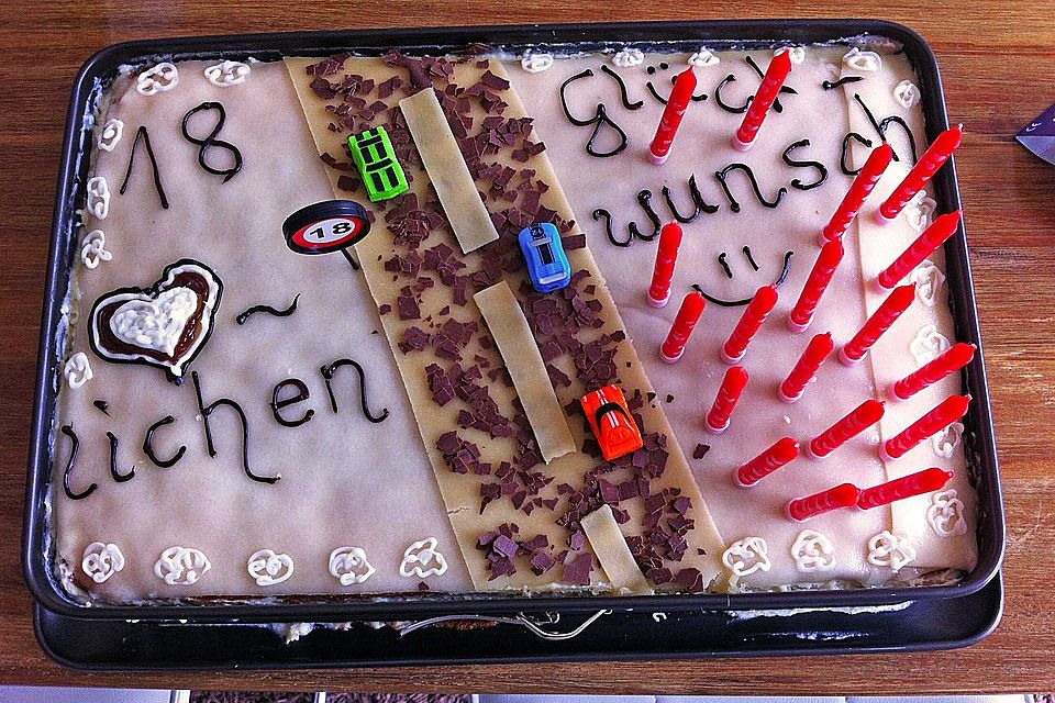 Führerschein - Torte zum 18. Geburtstag