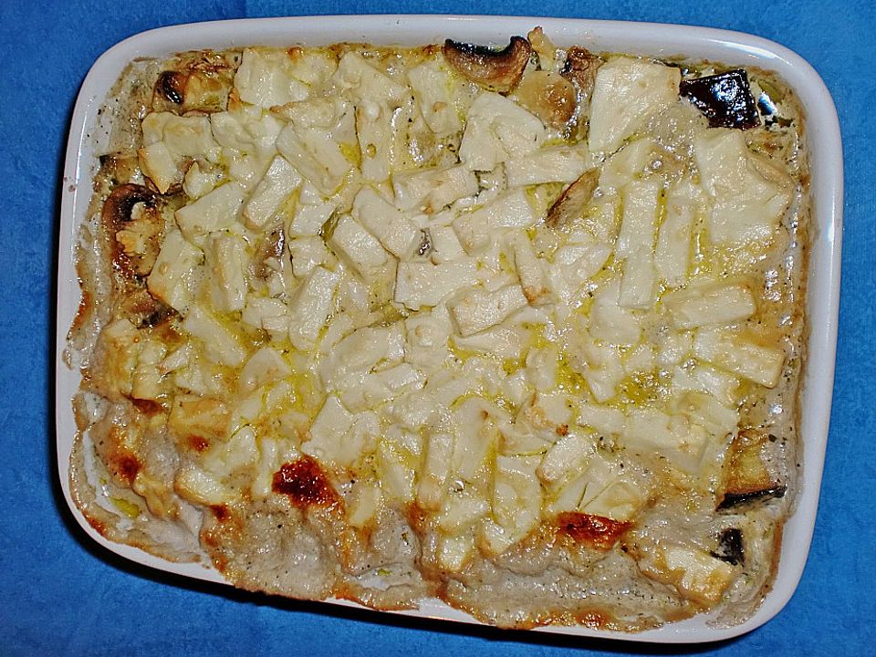 Auberginen - Champignon - Feta - Auflauf von Schüdith| Chefkoch