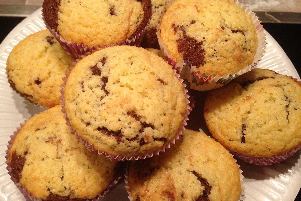 Schwarz - Weiß - Muffins