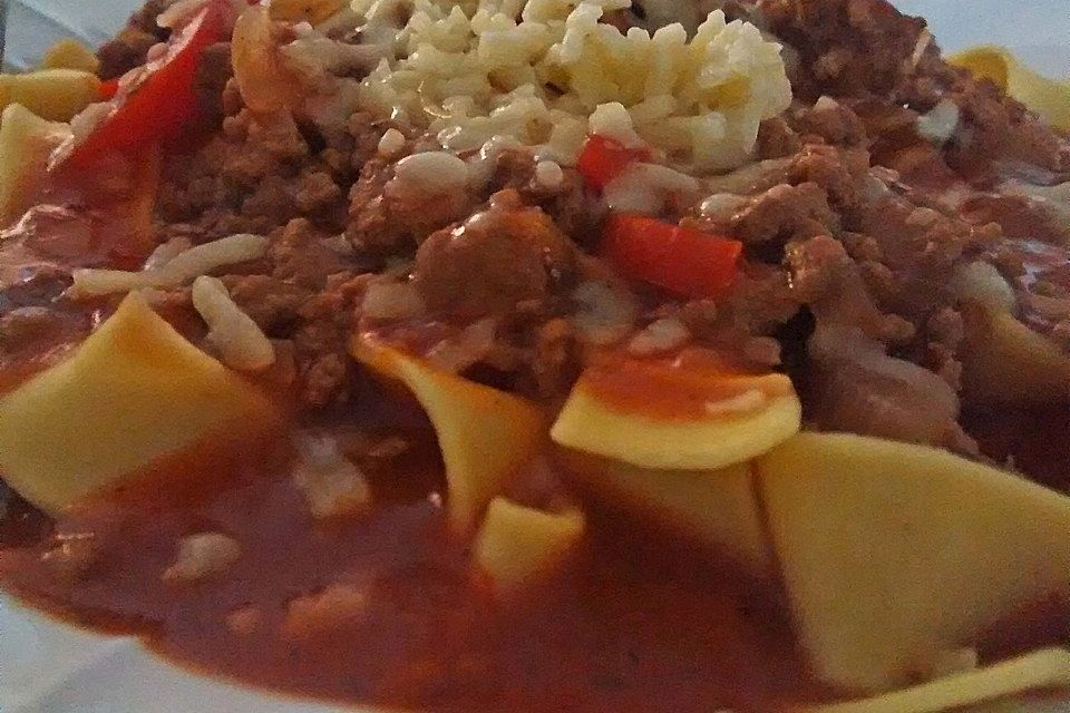 Hackfleischsoße Hot Chili