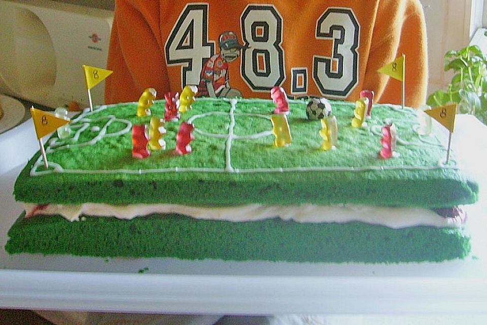 Fußballkuchen einfach und schnell