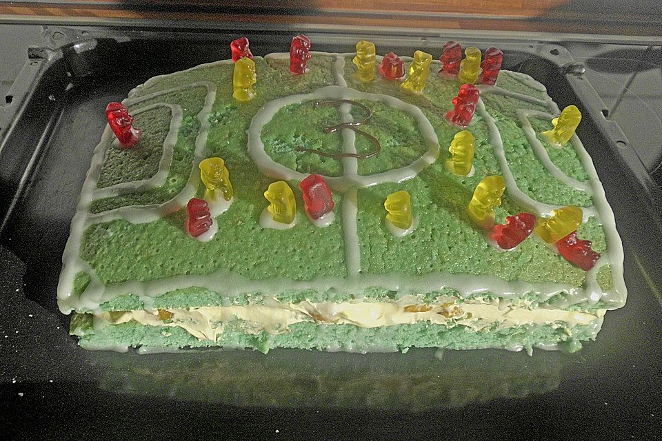 Fußballkuchen einfach und schnell