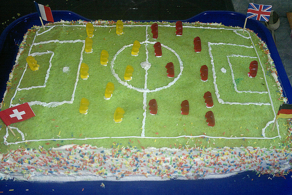 Fußballkuchen einfach und schnell