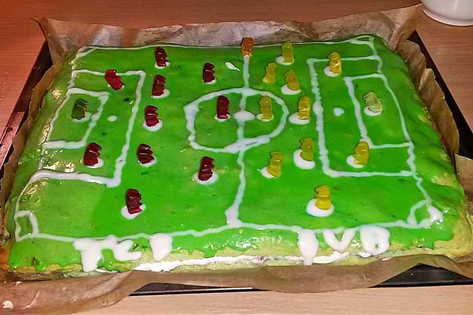 Fußballkuchen einfach und schnell