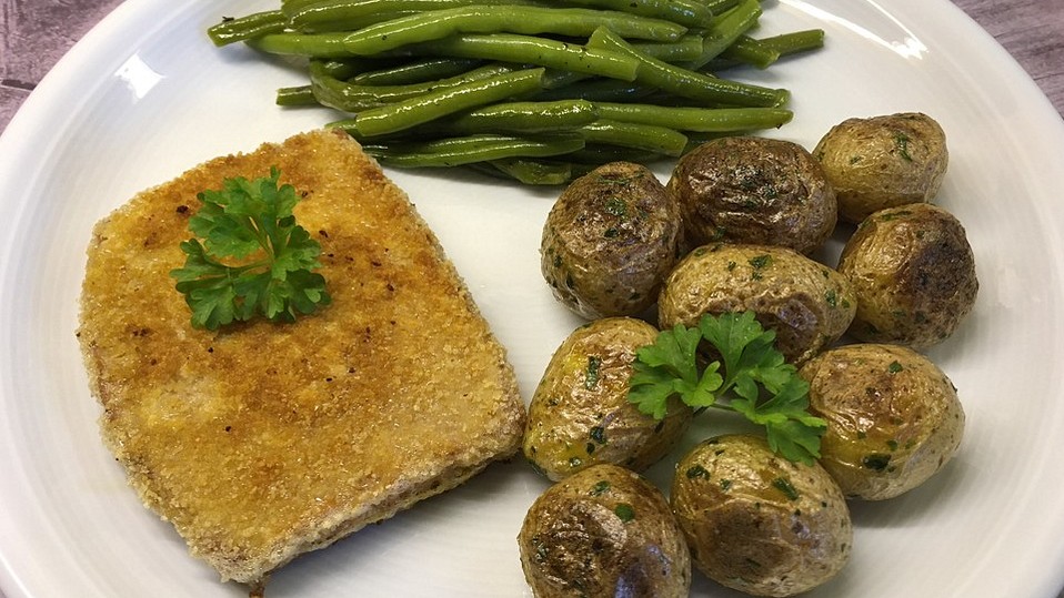Bayerisches Leberkäseschnitzel von Karlbig Bayerisches Leberkäseschnitzel von Karlbig