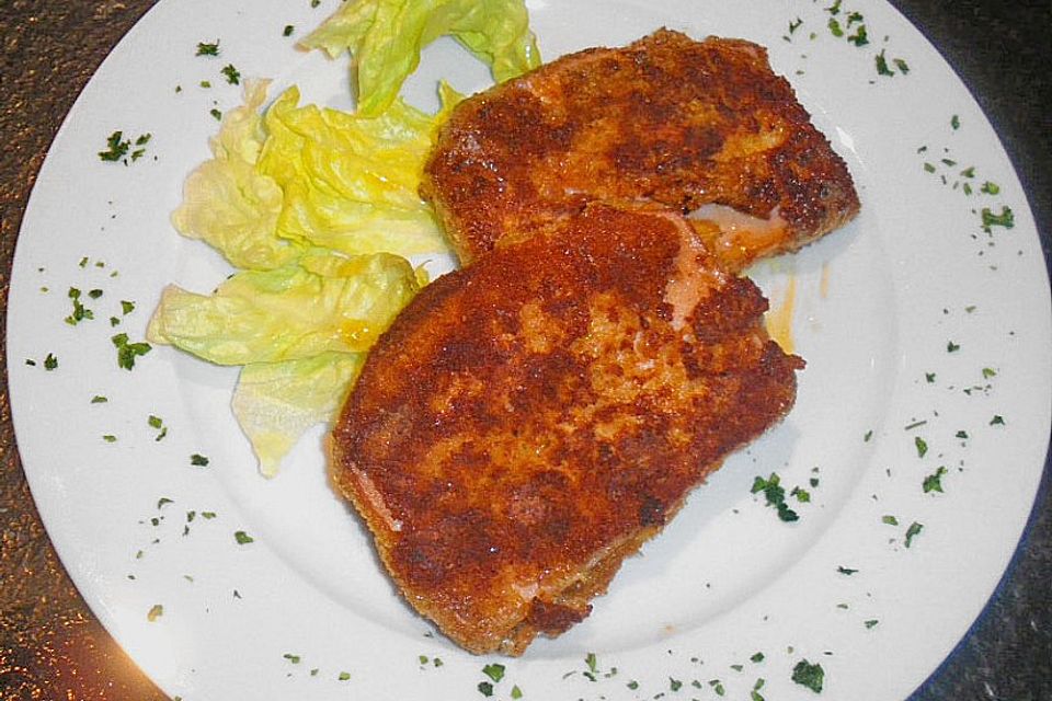 Bayerisches Leberkäseschnitzel