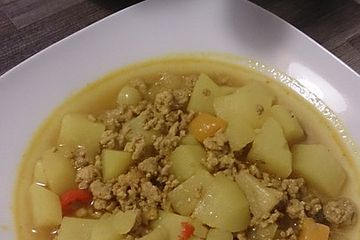 Curry - Hackfleisch - Topf