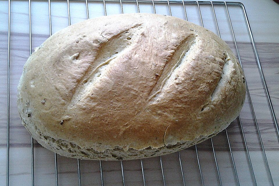 Olivenbrot aus dem Römertopf