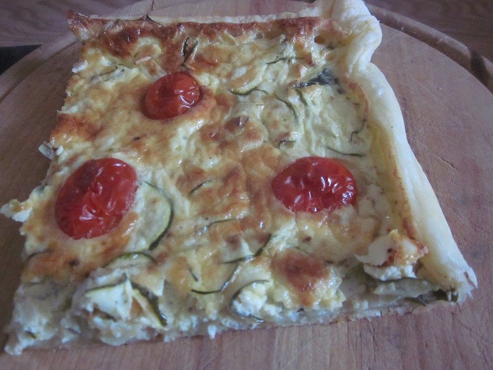 Blätterteig - Tomaten - Zucchini - Tarte von picea| Chefkoch