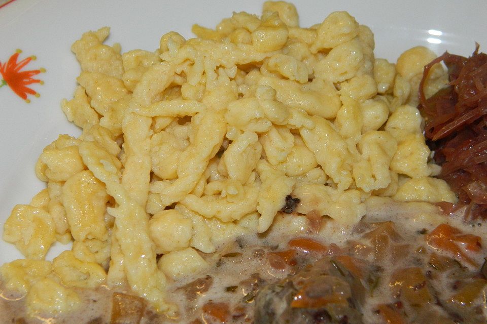 Hausgemachte Spätzle