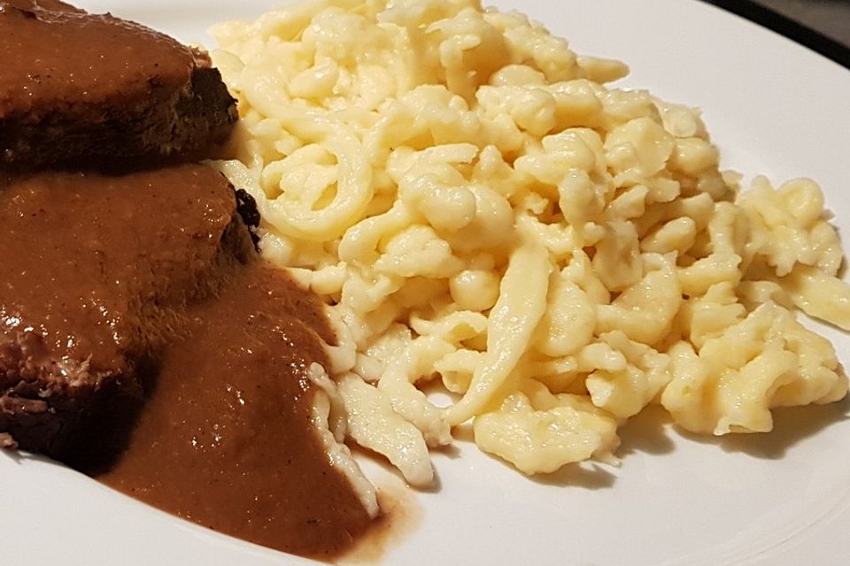 Hausgemachte Spätzle