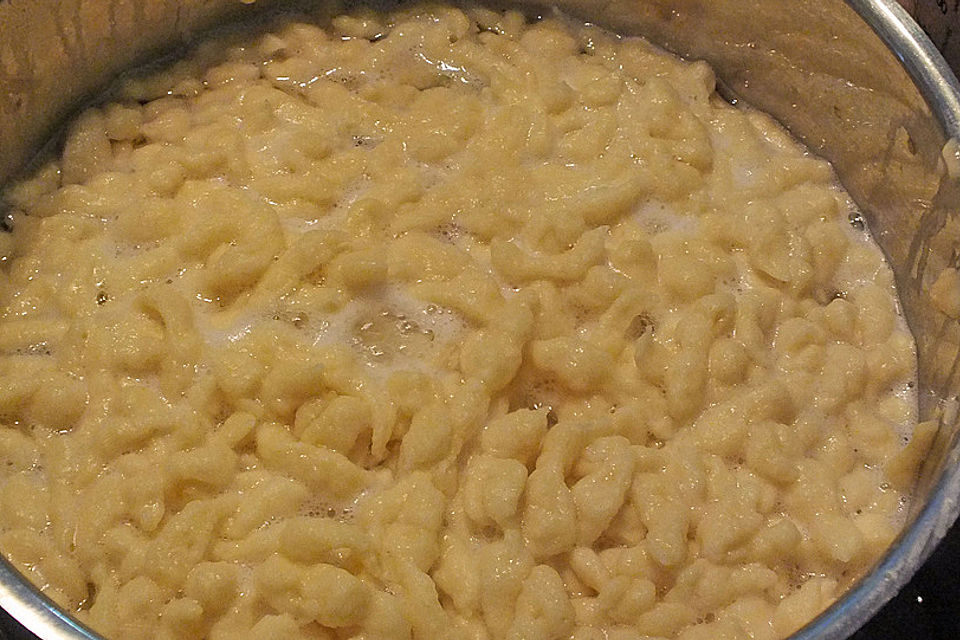 Hausgemachte Spätzle