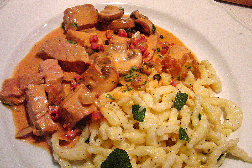 Hausgemachte Spätzle