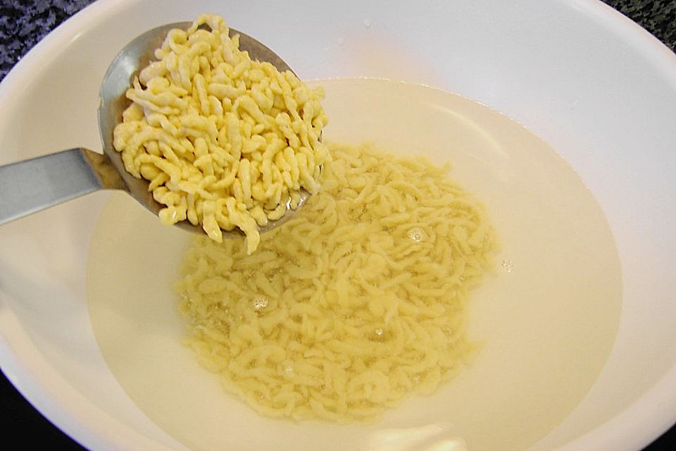 Hausgemachte Spätzle