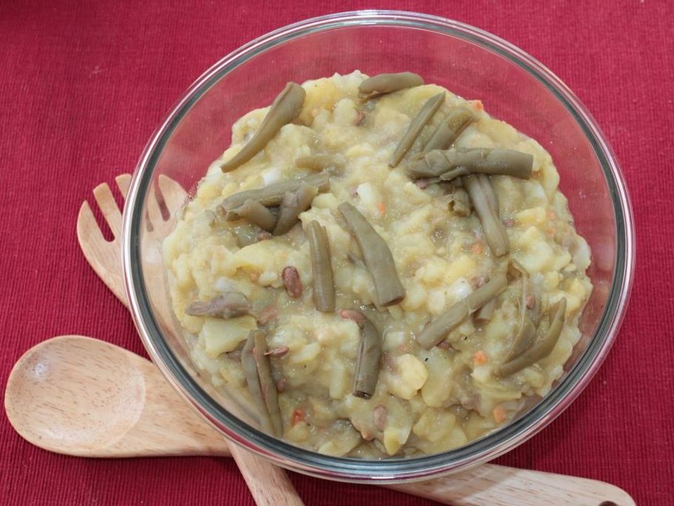 Kartoffel - Bohnen - Salat mit frischem Meerrettich von kakaiser| Chefkoch