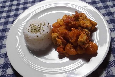 Aprikosen - Hähnchen von Hansrosimaus| Chefkoch
