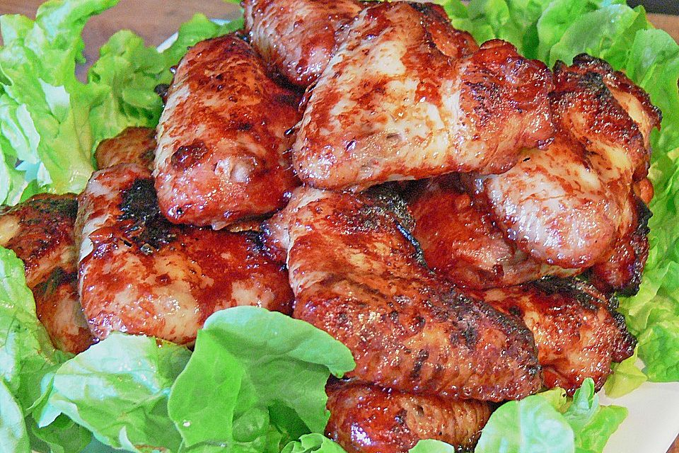 Chicken Wings mit Ingwer - Hoisin - Marinade