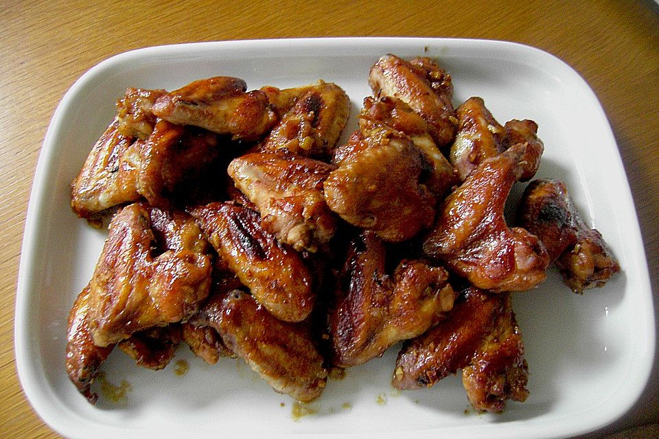 Chicken Wings mit Ingwer - Hoisin - Marinade