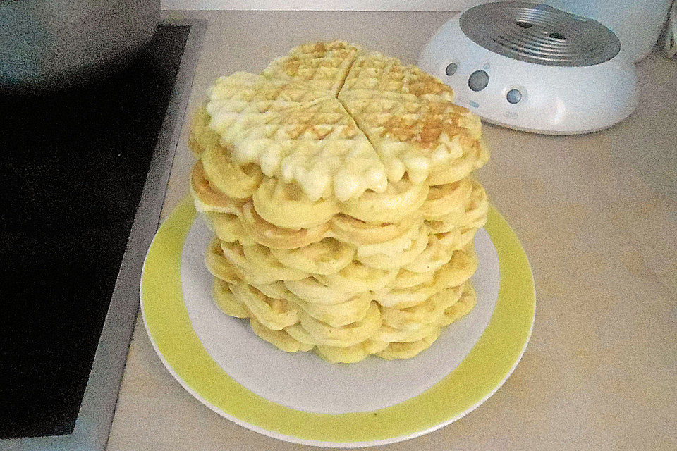 Fettarme Waffeln