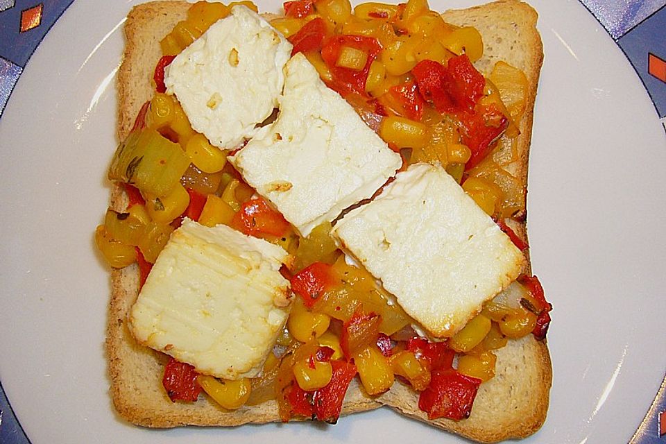 Mais - Feta - Toast