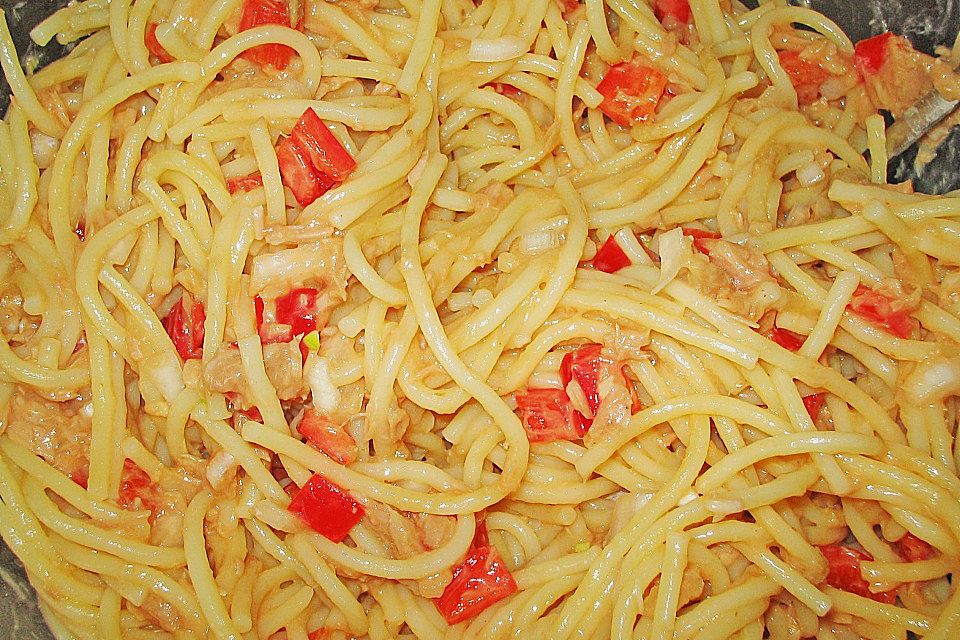 Spaghetti - Thunfisch - Salat