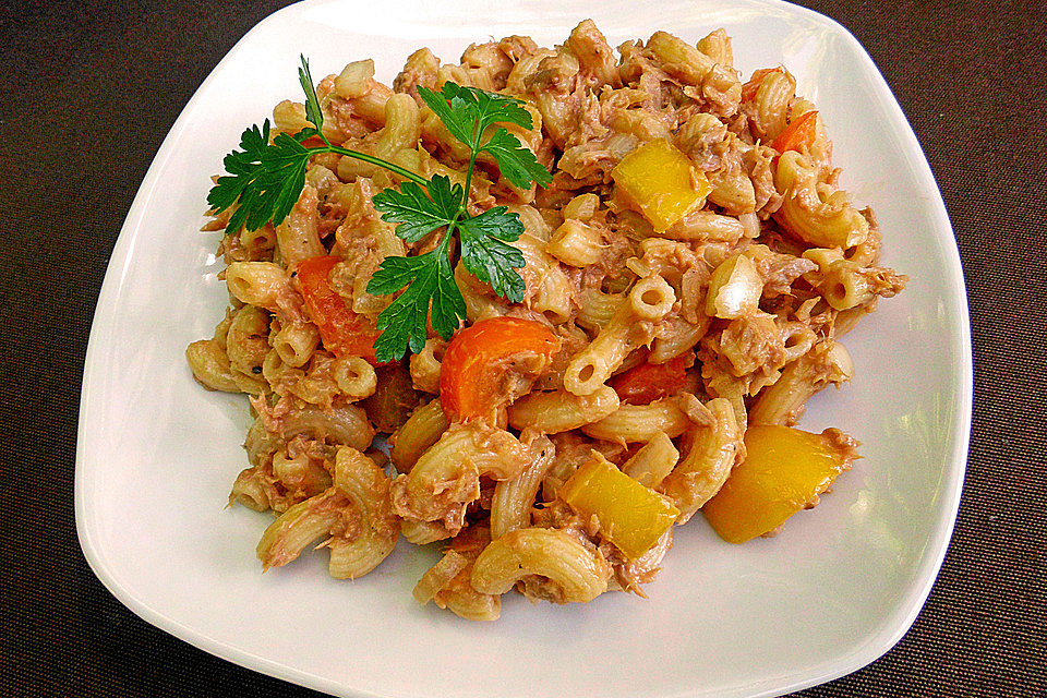 Spaghetti - Thunfisch - Salat