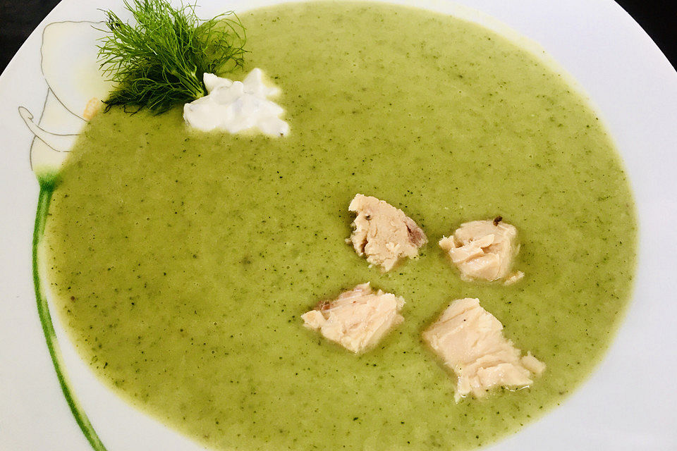 Zucchini - Blumenkohl - Cremesuppe