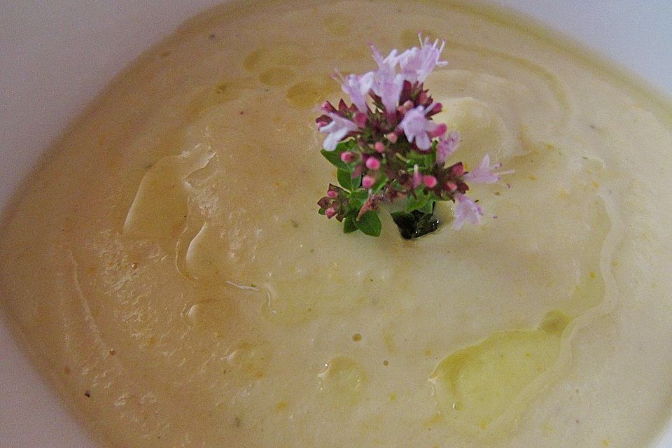 Zucchini - Blumenkohl - Cremesuppe